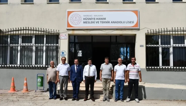 Tekirdağ Milli Eğitim Müdürü Abdülaziz Yeniyol, Çorlu ve Malkara ilçelerindeki eğitim yatırımlarını inceledi